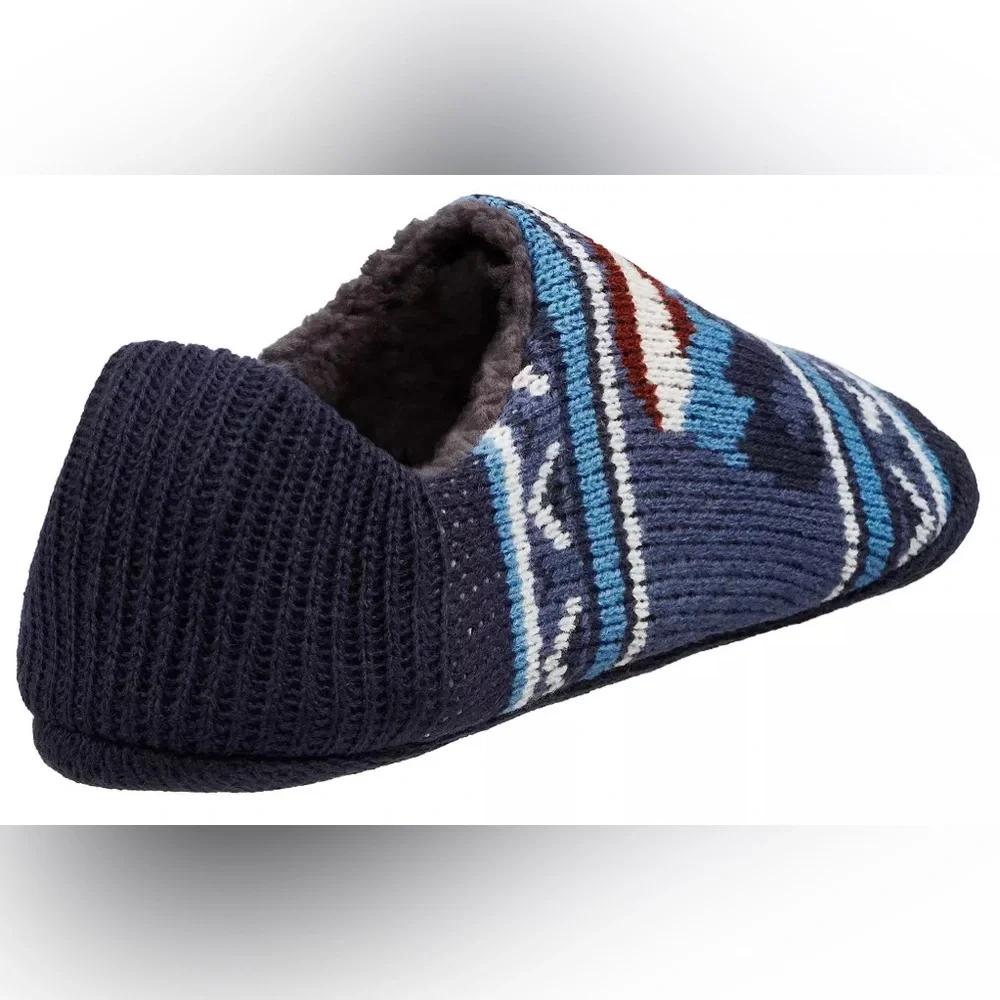 Northeast Outfitters Cozy Cabin Bear Tech Slipper Socks, Navy—NWT